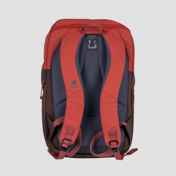 Deuter Overday Kinderrucksack Rot - Rückansicht