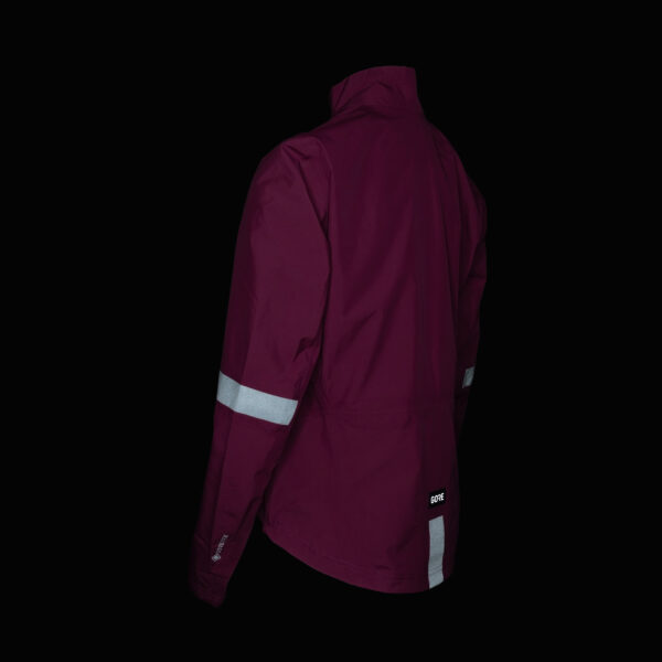 GOREWEAR STREAM Damen GORE-TEX Regenjacke process purple - Nachtansicht