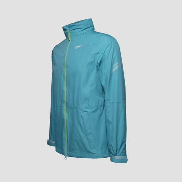 Pro X Vroni Jacke Neon Türkis - Dreiviertelansicht