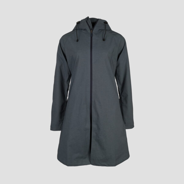 AGU SeQ Regenjacke Blau - Frontansicht