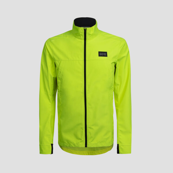 Gore Everyday Jacket Mens Neon Gelb - Frontansicht