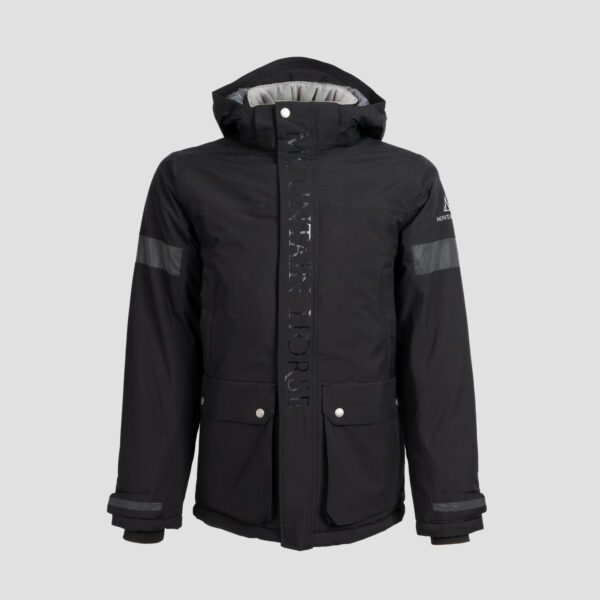 Mountain Horse Galaxy Parka Schwarz - Frontansicht