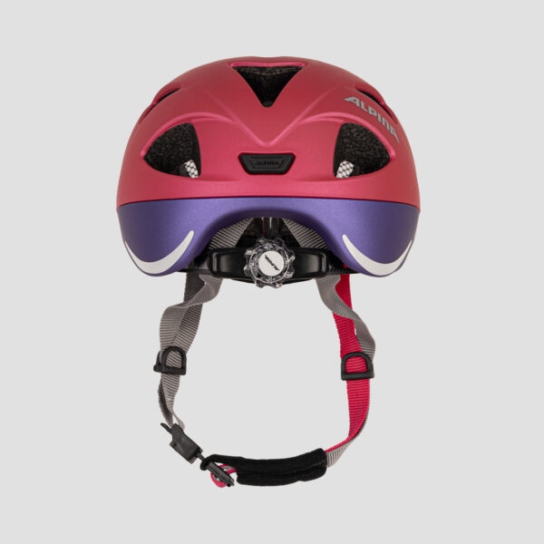 Alpina Ximo LE Kinderhelm Deeprose Violet - Rückansicht