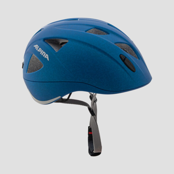 Alpina Ximo LE Kinderhelm Matt Blue - Seitenansicht
