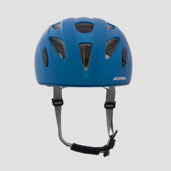 Alpina Ximo LE Kinderhelm Matt Blue - Frontansicht