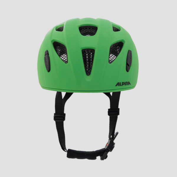 Alpina Ximo LE Kinderhelm Matt Green - Frontansicht