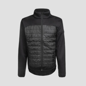 Clique Custer Jacke Reflective Black - Frontansicht