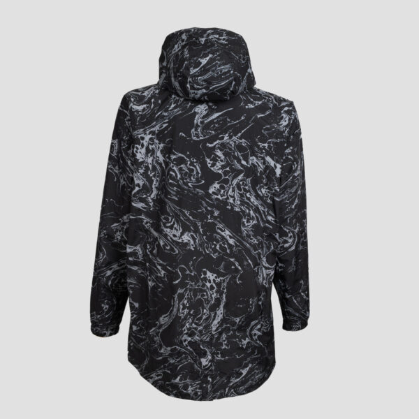 Motion Regenjacke Urban Outdoor Kinder - Marble Print - Rückansicht
