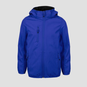 Clique Classic Softshell Jacket Jr Blau - Frontansicht