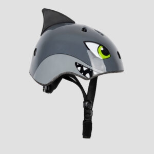 Prophete Kinder Fahrradhelm Tiermotiv Grauer Hai - Seitenansicht