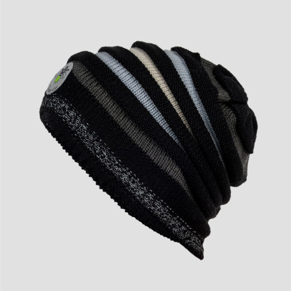 Twinkle Kid Reflektierender Rainbow Beanie Black