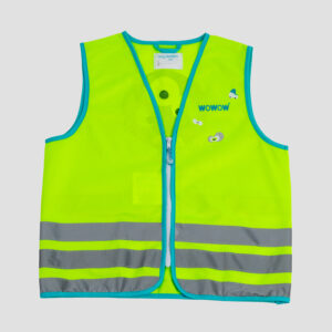 WOWOW Crazy Monster Jacket Kinderweste Green- Frontansicht