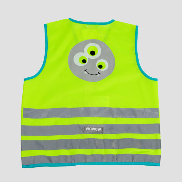 WOWOW Crazy Monster Jacket Kinderweste Green- Rückansicht