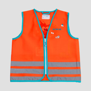 WOWOW Nutty Jacket Kinderweste Red- Frontansicht