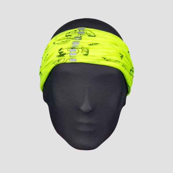 WOWOW Crazy Monster Neckwarmer Yellow - Headband