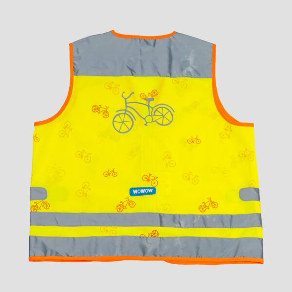 WOWOW Nutty Jacket Kinderweste Gelb- Rückansicht